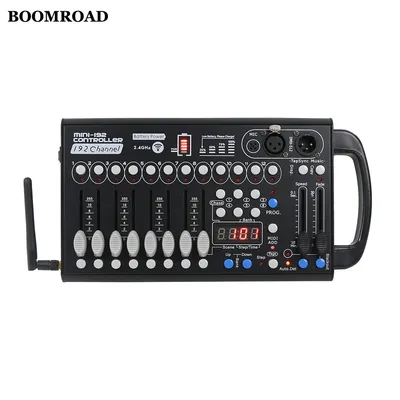 2.4G Wireless 192 Controller Battery Powered DJ Equipment DMX 512 Console For LED Par Moving Head