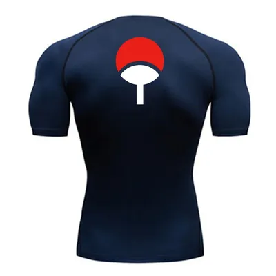Graphic Compression Shirts for Men Athletic Quick Dry Rash Guard Stretchy Baselayers Undershirts Gym