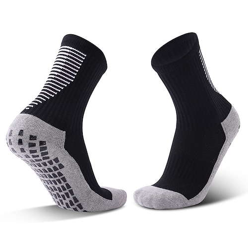 laufsocken 1 Paar Herren Damen Söckchen Rutschfest Atmungsaktiv Schnelltrocknend Feuchtigkeitsableitung Fitnesstraining Basketball Laufen Joggen Fußball Sport Baumwolle Kurzes Orange Kurz hellblau Image