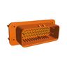 Connettore AmpSeal femmina 35 vie arancio pcb 90° pin dorati senza guarnizione