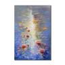 Oil Painting Handmade Hand Painted Wall Art Impression Waterlilies Canvas Painting Home Decoration Decor Stretched Frame Ready to Hang