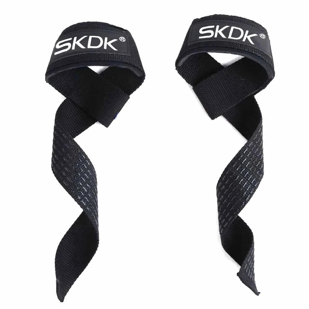 Sangles de poignet d'haltérophilie, 2 pièces, entraînement de force, réglables, antidérapantes, sangle de levage de Fitness, Support de poignet, bande de poignée de sport