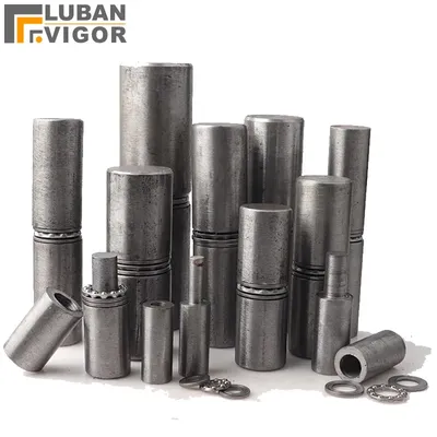 Welded door shaft cabinet hinge with bearing Cylindrical door shaft Iron hinge Detachable removable for Anti-door secret door