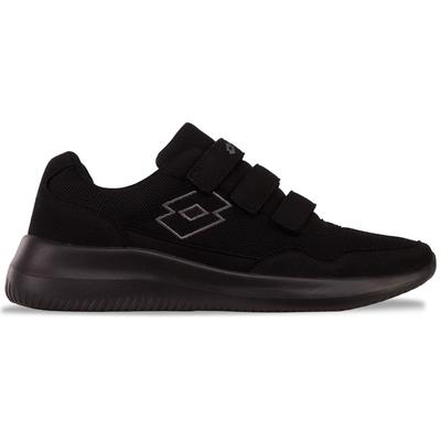 Sneaker LOTTO, Gr. 42, schwarz (schwarz, dunkelgrau), Synthetik, Kunstfaser, clean, sportlich, Schuhe, - besonders leicht & bequem Image