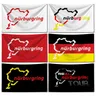 3x5 Ft Nurburgrings Flag poliestere stampa digitale Banner per auto da corsa per Garage o