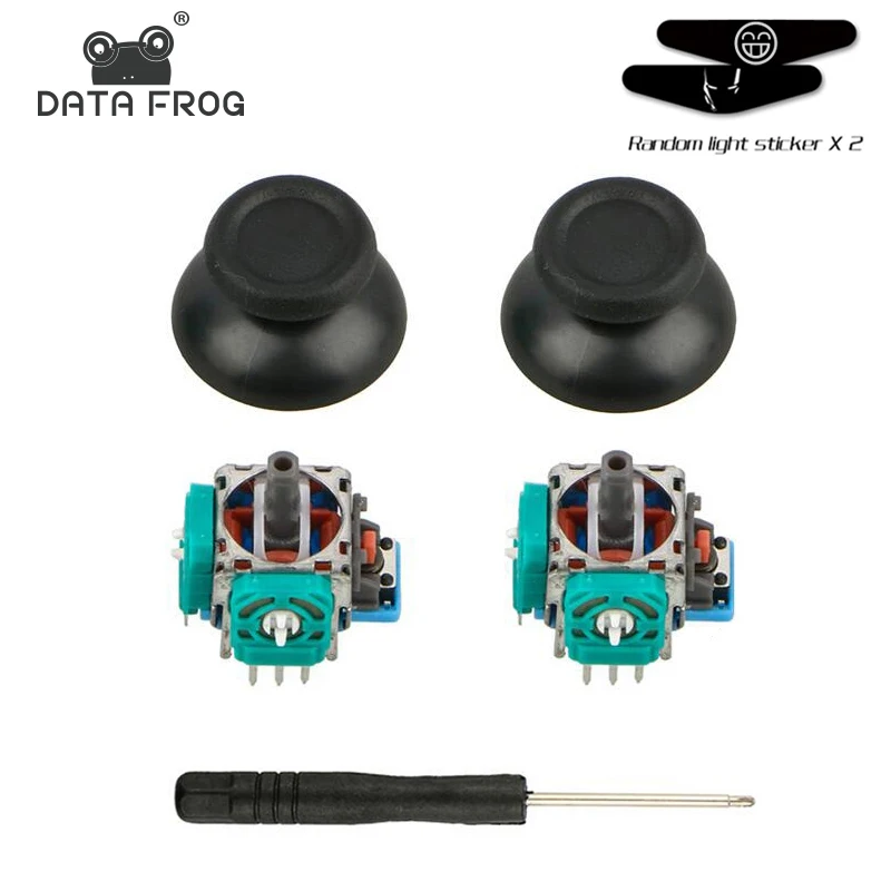 DATA FROG 3D Analog Joystick Thumb Stick für Dualshock 4 PS4 Pro Slim Controller Ersatzteile für PlayStation 4 Controller Image