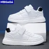 Neue Jungen Schuhe Tenis Turnschuhe Kinder Sport Laufschuhe Casual Mädchen Wanderschuhe Leder Weiche Sohlen Kinder Kleine Weiße Schuhe