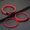 Nuovo 3 pezzi set di braccialetti da uomo fortunato rosso chiglia corda braslet surfista tessuto nautico braclet accessori per il tempo libero regalo per lui gioielli