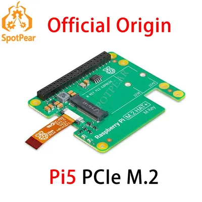 Himbeer Pi 5 offizielle Original PCIE zu M.2 NVME SSD Himbeer Pi M.2 Hut Board für Pi5 Image