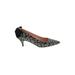 J.Crew Heels: Black Jacquard Shoes - Women's Size 7 1/2