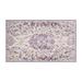 White 60 x 36 x 0.08 in Area Rug - Canora Grey Machine Washable Gray Area Rug Polyester/Chenille | 60 H x 36 W x 0.08 D in | Wayfair