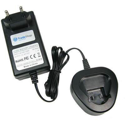 Trade-shop - 10,8V Li-Ion Akku Ladegerät Netzteil Ladekabel für bti 12V a-al Arbeitslampe a-bs fc Image