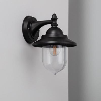 Ledkia - Wandleuchte Aussen aus Metall Klasik Schwarz Image