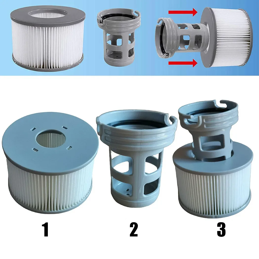 Cartouche filtrante et base filtrante pour spa gonflable, remplacement de cartouche, accessoires de rechange pour piscine
