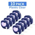 5PK 10PK Compatible Dymo Tape 12mm Clear Tape Letratag Everyday ills 12267 91331 91203 LT Tape pour Dymo Label Machine LT-100H LT-100T
