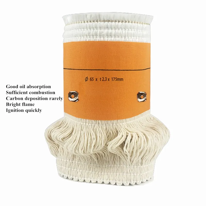 Verschiedene Modelle 65 75 85 95 120 mm Kerosinofen Dochte Hochwertige Glasfaser + 100 % Baumwolle Heizlätter Docht Kostenloser Versand Image