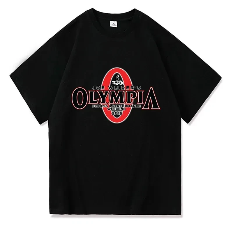 2023 Sommer neue Olympia Männer Turnhallen Baumwolle T-Shirt Männer lässig O-Ausschnitt Basic T-Shirts männlich hochwertige klassische Tops Kleidung Image