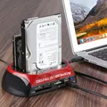 Docking station per disco rigido 2.5 3.5 pollici SATA IDE HDD SSD Lettore Dual Slots USB Scatola per disco esterno Custodia HD esterno