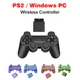 Controller wireless per PS2/PS1 Gamepad Dual Vibration Shock per Sony Playstation 2 Joypad Joystick
