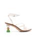 Sculpted-heel 80mm Leather Sandals