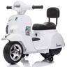 Mini Vespa Officiel Piaggio px 150 Moto LT913 Électrique Jouet Enfants 6V Couleur: Blanc