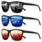 Crixalis 3pcs quadratische polarisierte Sonnenbrille Männer Frauen Retro fahren Outdoor-Sport Angeln Sonnenbrille männliche Brille Sonnenbrillen uv400