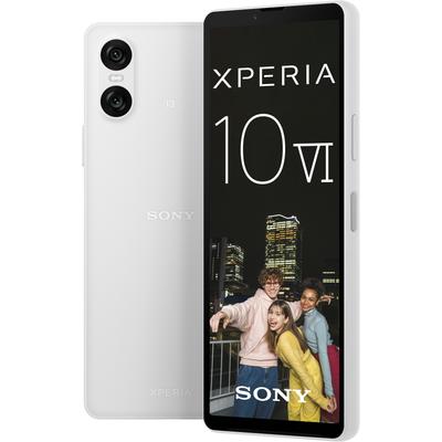 SONY Smartphone "Xperia 10 VI" Mobiltelefone Gr. 128 GB, weiß