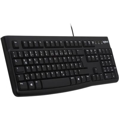 Logitech K120 Kabelgebundene Tastatur USB Schwarz 920-002489 (920-002489)