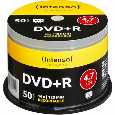 Intenso DVD+R 4,7GB 50pcs Cake Box 16x (4111155)