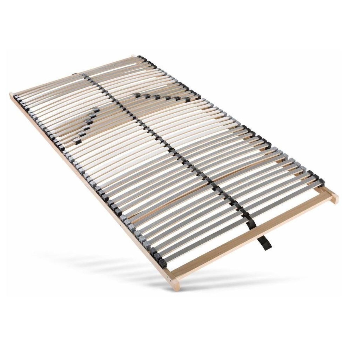 Sleepneo Lattenrost 90x200, Lattenrahmen aus Buche, 7 Komfortzonen, 42 Latten, Federholzrahmen Made in Germany, Lattenrost Selbstmontage, Traglast 150Kg Image