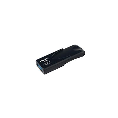 PNY Attaché 4 - 64 GB - USB Typ-A - 3.2 Gen 1 (3.1 Gen 1) - 80 MB/s - Ohne Deckel - Schwarz