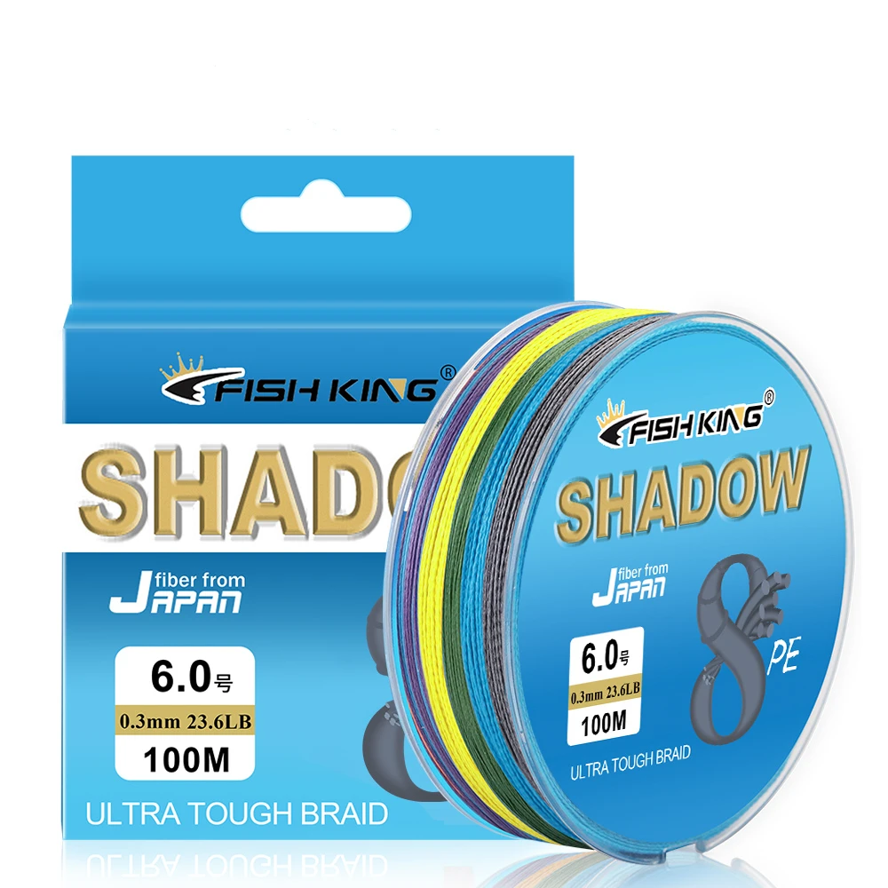 FTK 100M 8 fili 20-100LB PE intrecciato filo da pesca multifilamento Super Strong lenza giappone multifilamento lenza da pesca
