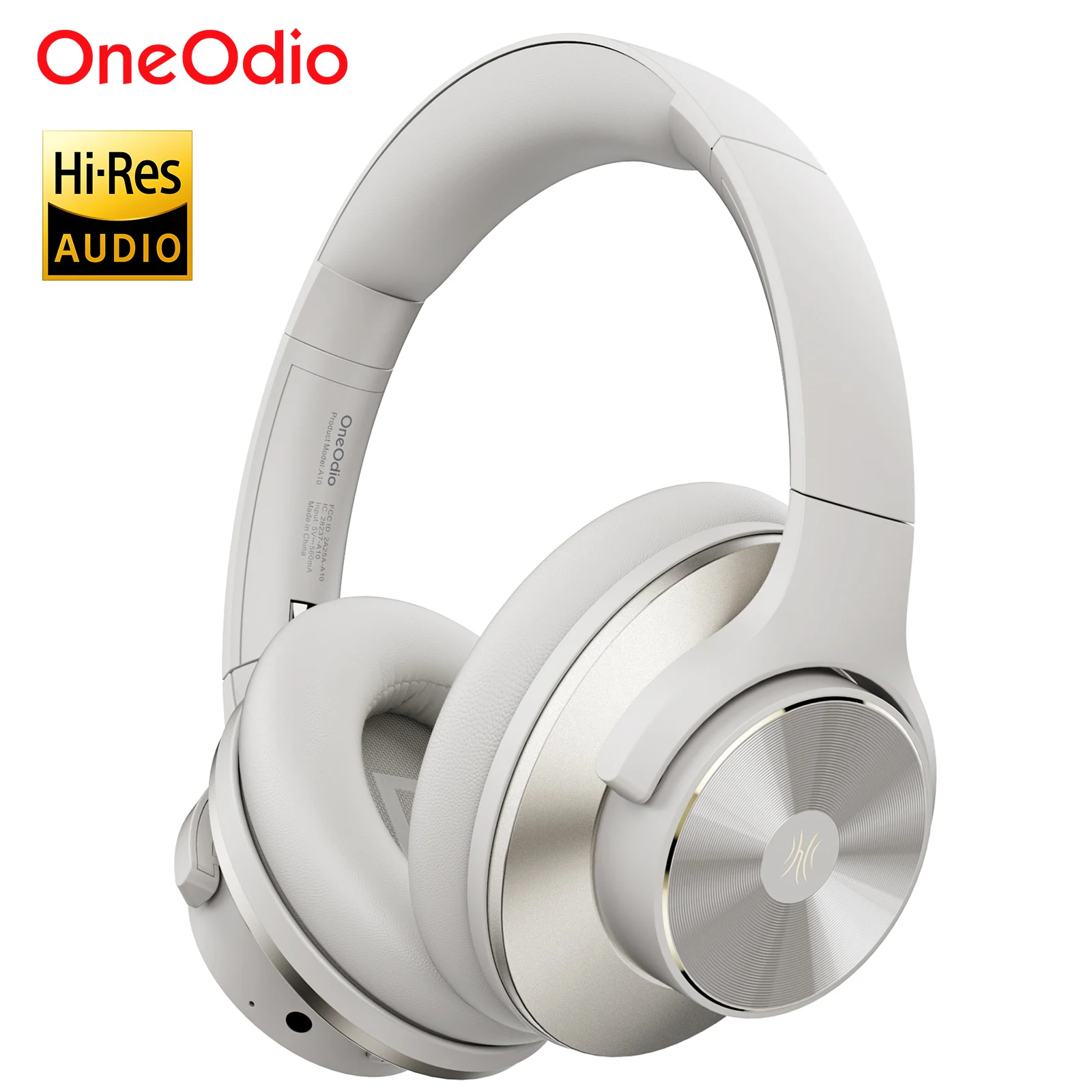 Oneodio A10 ANC Cuffie Bluetooth senza fili Cuffie audio over-ear ad alta risoluzione Cuffie ibride con cancellazione attiva del rumore da 35 dB 50 ore