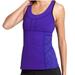 Athleta Tops | Athleta Space Dye Pr Tank 2 Racerback Blue Purple Top Women's Size Large | Color: Blue/Purple | Size: L