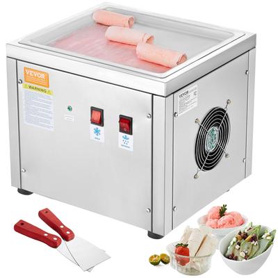 VEVOR Fried Ice Cream Roll Machine for Making Ice Cream, Frozen Yogurt, Ice Cream Rolls