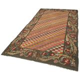 121 x 63 x 0.4 in Area Rug - Lofy Rectangle Moldovian Floral Rectangle 5'3" X 10'1" Area Rug Cotton/Wool | 121 H x 63 W x 0.4 D in | Wayfair