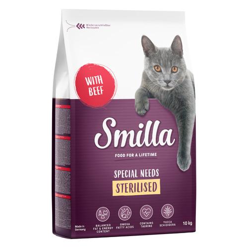 Sparpaket Smilla 2 x 10 kg - Adult Sterilised mit Rind