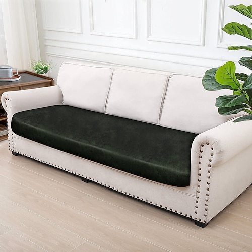 Bezug für Chaiselongue 3-Sitzer, Kunstleder, mit Heißprägung, geprägte Schonbezüge Image