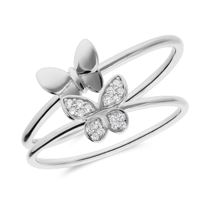 Lucardi - Ring 925 Silber - Silberfarbig Ringe 1 ct Damen Image