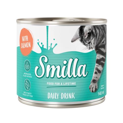 6 x 140ml Smilla Cat Drink with Salmon