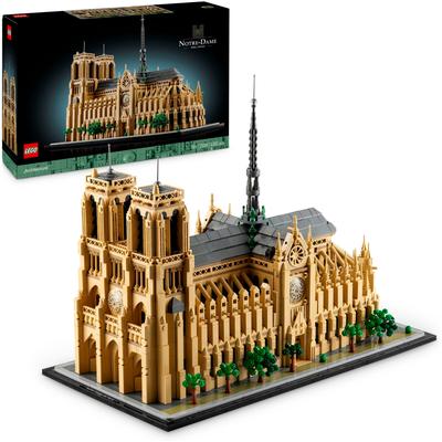 Konstruktionsspielsteine LEGO "Notre-Dame de Paris (21061), Architecture" Spielbausteine bunt Kinder Made in Europe