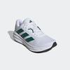 Laufschuh ADIDAS PERFORMANCE "GALAXY 7", Gr. 43, weiß (cloud weiß, collegiate grün, crystal weiß), Textil, Synthetik, sportlich, Schuhe