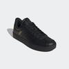 Sneaker ADIDAS SPORTSWEAR "VL COURT 3.0", Gr. 39, schwarz (core schwarz, core schwarz, gold metallic), Synthetik, sportlich, Schuhe, inspiriert vom Design des adidas samba
