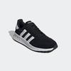 Sneaker ADIDAS SPORTSWEAR "RUN 84", Gr. 46, schwarz-weiß (core schwarz, cloud weiß, carbon), Textil, Leder, Synthetik, sportlich, Schuhe, inspiriert vom Design des adidas LA Trainer