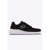 Sneaker LOTTO, Gr. 49, schwarz-weiß (schwarz, weiß), Textil, Synthetik, sportlich, Schuhe Modernsneaker Sneaker low, - besonders leicht & bequem