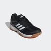 Hallenschuh ADIDAS PERFORMANCE "SPEEDCOURT IN", Gr. 43, schwarz-weiß (core schwarz, cloud weiß, gum10), Textil, Synthetik, sportlich, Schuhe