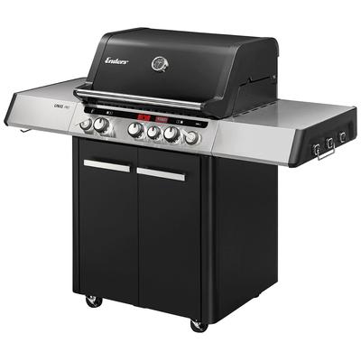 Gasgrill ENDERS "UNIQ PRO 3 I CRUSTER" Grills Gr. B/H/T: 150,50cm x 120,6cm x 66,50cm, grau (schwarz/edelstahlfarben) BxH: 150,5x120,6 cm