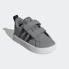 Klettschuh ADIDAS SPORTSWEAR "VS PACE 2.0 KIDS", Gr. 22, schwarz-weiß (grau three, core schwarz, cloud weiß), Synthetik, Textil, sportlich, Schuhe, für Kinder