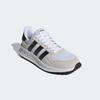 Sneaker ADIDAS SPORTSWEAR "RUN 84", Gr. 43, weiß (cloud weiß, core schwarz, crystal weiß), Textil, Leder, Synthetik, sportlich, Schuhe, inspiriert vom Design des adidas LA Trainer