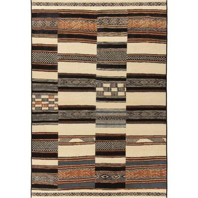 Teppich GINO FALCONE "Outdoor-Africa 41", beige, B:200cm H:5mm L:285cm, Kunstfaser, Teppiche, Flachgewebe, In- und Outdoor geeignet, Wohnzimmer Image
